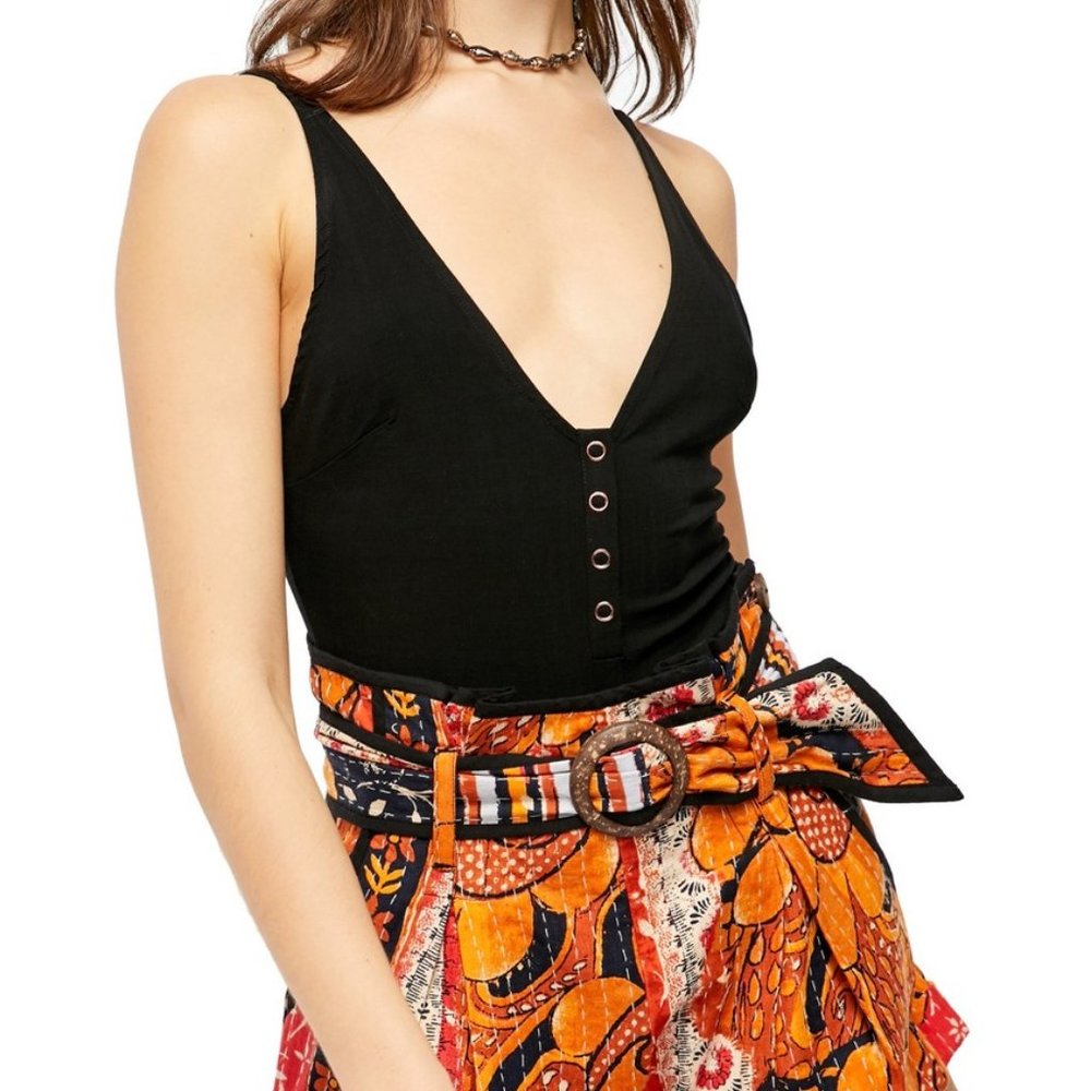 NWT Free People V-neck Bodysuit